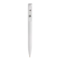 Pocketpal Mini-Pen aus GRS recyceltem ABS Farbe: weiß