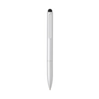 Kymi Stift mit Stylus aus RCS recyceltem Aluminum Farbe: silber