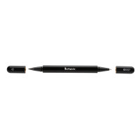 Swiss Peak Storm Dual-Tip-Pen aus RCS recyceltem Aluminum Farbe: schwarz