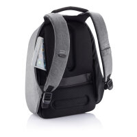 Bobby Hero Regular Anti-Diebstahl-Rucksack Farbe: grau, schwarz