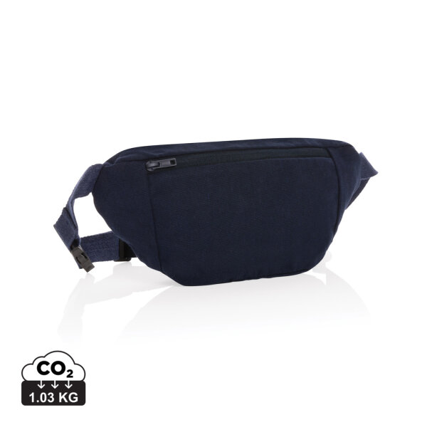 Impact Aware™ 285g/m² ungefärbte rCanvas-Gürteltasche Farbe: navy blau