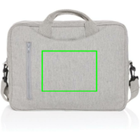 Laluka AWARE™ 15.4" Laptop-Tasche aus recycelter Baumwolle Farbe: grau