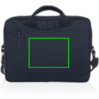 Laluka AWARE™ 15.4" Laptop-Tasche aus recycelter Baumwolle Farbe: navy blau