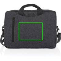 Laluka AWARE™ 15.4" Laptop-Tasche aus recycelter Baumwolle Farbe: anthrazit