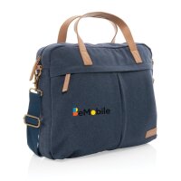 Impact AWARE™ 16 oz. rCanvas Laptop-Tasche Farbe: blau