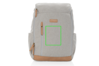 Impact AWARE™ 16 oz. r recyceltem canvas 15" Laptop-Rucksack Farbe: grau