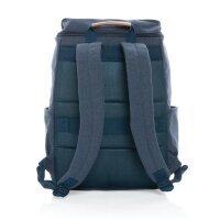 Impact AWARE™ 16 oz. r recyceltem canvas 15" Laptop-Rucksack Farbe: blau