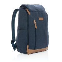 Impact AWARE™ 16 oz. r recyceltem canvas 15" Laptop-Rucksack Farbe: blau