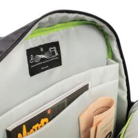 Soho Business RPET 15.6" Laptop-Rucksack, PVC-frei Farbe: schwarz, grün