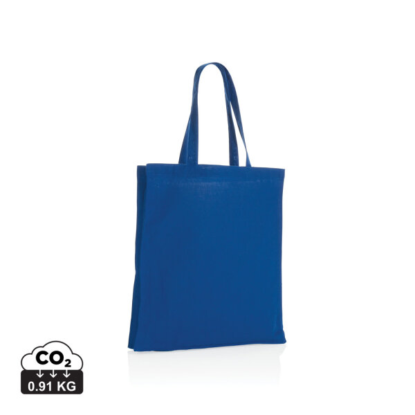 Impact AWARE™ recycelte Baumwolltasche 145gr mit Boden Farbe: blau