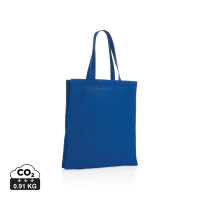 Impact AWARE™ recycelte Baumwolltasche 145gr mit Boden Farbe: blau