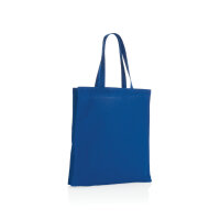 Impact AWARE™ recycelte Baumwolltasche 145gr mit Boden Farbe: blau