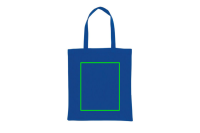 Impact AWARE™ recycelte Baumwolltasche 145gr mit Boden Farbe: blau