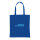 Impact AWARE™ recycelte Baumwolltasche 145gr mit Boden Farbe: blau