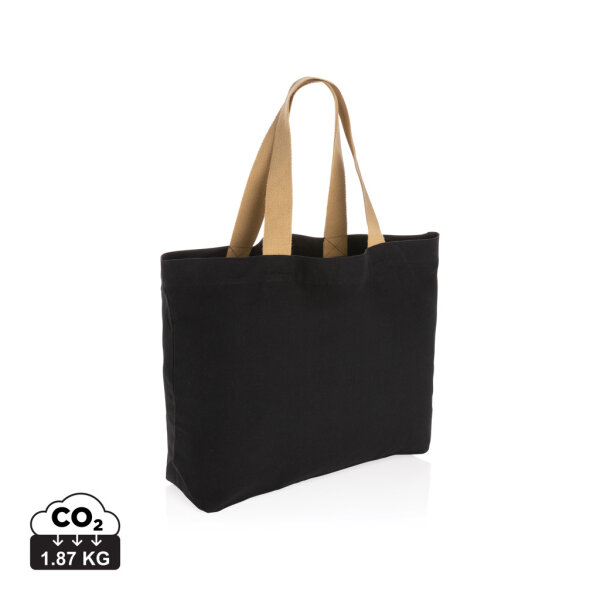 Impact Aware™ 240g/m² große Tasche aus rCanvas, ungefärbt Farbe: schwarz