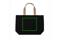 Impact Aware™ 240g/m² große Tasche aus rCanvas, ungefärbt Farbe: schwarz