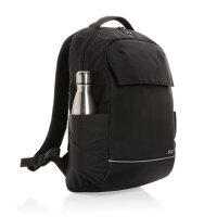 Swiss Peak Brooke AWARE™ 15,6" Laptop-Rucksack aus rPET Farbe: schwarz