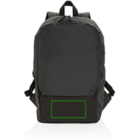 Kazu AWARE™ 15,6" RPET Laptop-Rucksack Farbe: schwarz