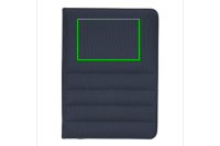 Impact AWARE™ RPET A4 Portfolio mit Reißverschluss Farbe: navy blau