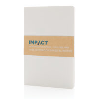 Impact Softcover A5 Notizbuch mit Steinpapier Farbe: weiß