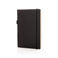 A5 Deluxe Hardcover Notizbuch Farbe: schwarz