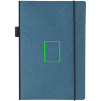 A5 Deluxe Hardcover Notizbuch Farbe: blau