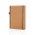 A5 Deluxe Hardcover Notizbuch Farbe: braun