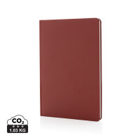 A5 Impact Steinpaper Hardcover Notizbuch Farbe: rot