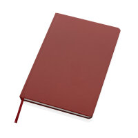 A5 Impact Steinpaper Hardcover Notizbuch Farbe: rot