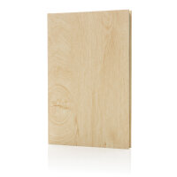 Kavana A5 Notizbuch mit Holz-Print Farbe: hellbraun