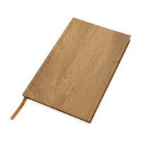 Kavana A5 Notizbuch mit Holz-Print Farbe: braun