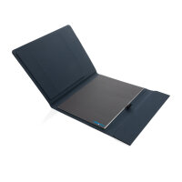 Impact Aware™ A4 Portfolio mit Magnetverschluss Farbe: navy blau