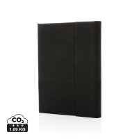Impact Aware™ A5 Notebook mit Magnetverschluss Farbe: schwarz