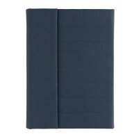 Impact Aware™ A5 Notebook mit Magnetverschluss Farbe: navy blau