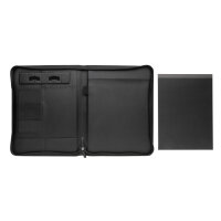 RCS rPU Deluxe Tech Portfolio mit Reißverschluss Farbe: schwarz