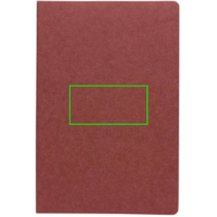 Salton Luxus Kraftpapier Notizbuch A5 Farbe: kirschrot