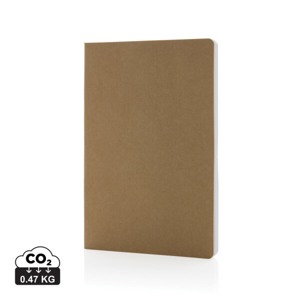 Salton Luxus Kraftpapier Notizbuch A5 Farbe: braun