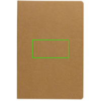 Salton Luxus Kraftpapier Notizbuch A5 Farbe: braun