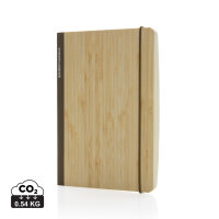 Scribe A5 Notibuch aus FSC Bambus Farbe: braun