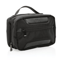 Swiss Peak AWARE™ RPET Voyager Kosmetiktasche Farbe: schwarz