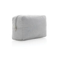 Impact Aware™ 285g/m² Kosmetiktasche aus ungefärbtem Canvas Farbe: grau