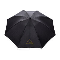 Swiss Peak AWARE™ 23" faltbarer umgekehrter Regenschirm Farbe: schwarz