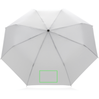 20.5" Impact AWARE™ RPET 190T Mini-Schirm Farbe: weiß