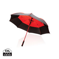 27" Impact AWARE™ RPET 190T Auto-Open Stormproof-Schirm Farbe: rot