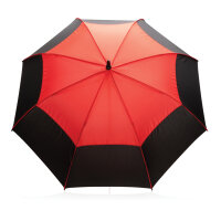 27" Impact AWARE™ RPET 190T Auto-Open Stormproof-Schirm Farbe: rot