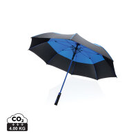 27" Impact AWARE™ RPET 190T Auto-Open Stormproof-Schirm Farbe: blau