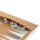 Britton faltbares Backgammon und Damespiel Set aus Kork Farbe: braun