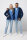 Iqoniq Makalu Herren Softshelljacke aus recyceltem Polyester Farbe: navy blau