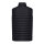 Iqoniq Meru Herren Bodywarmer aus recyceltem Polyester Farbe: schwarz