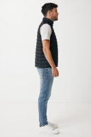 Iqoniq Meru Herren Bodywarmer aus recyceltem Polyester Farbe: schwarz